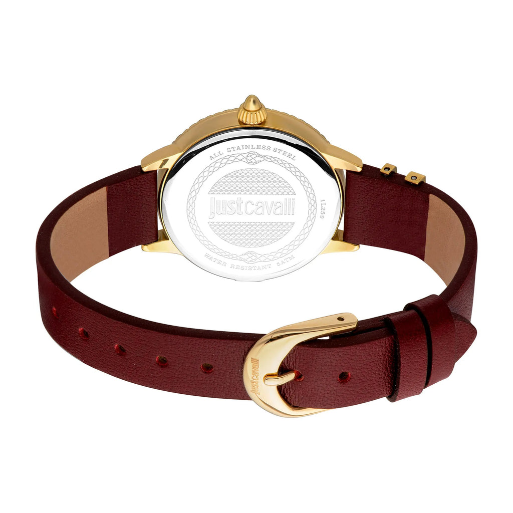 Just Cavalli Miraggio Leather Red -korean beauty