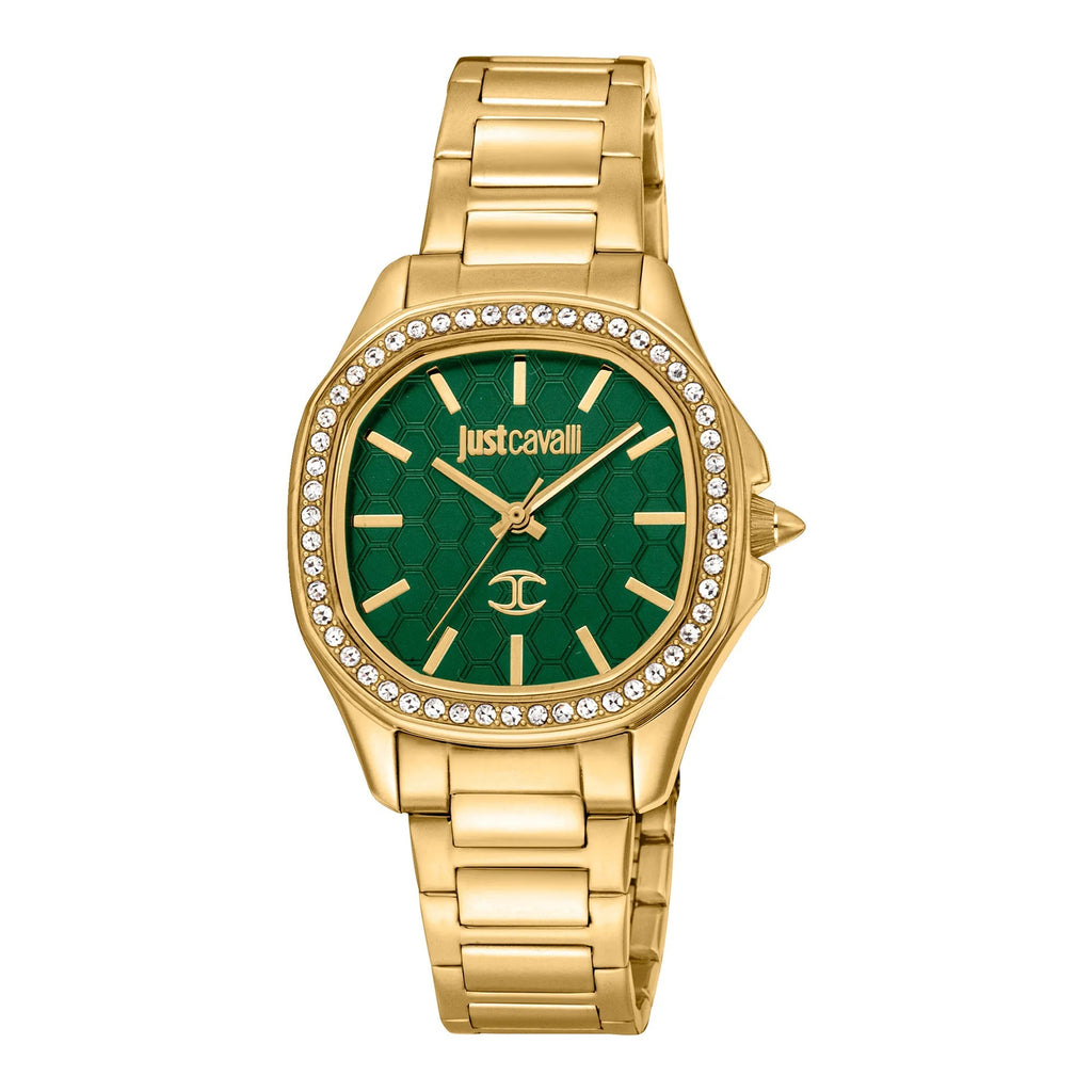 Just Cavalli Quadro Yellow Gold Green -korean beauty