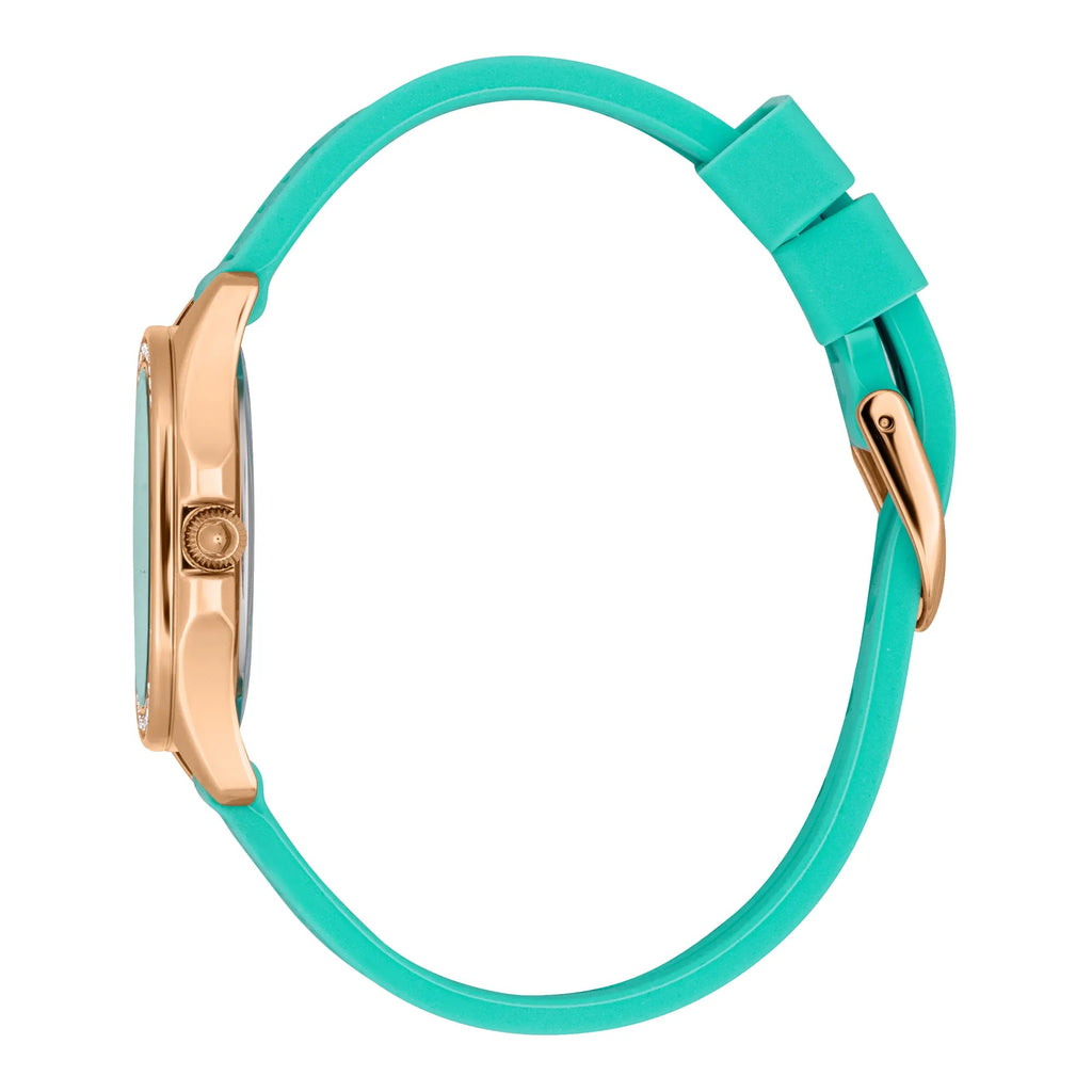 Just Cavalli Quadro Silicon RG Turquoise -korean beauty