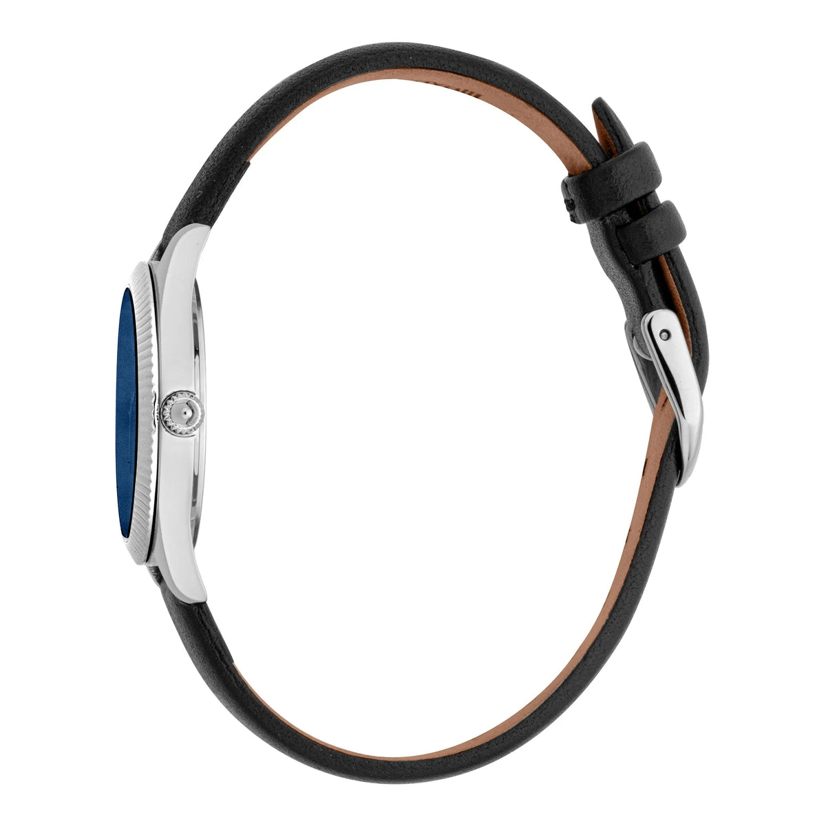Just Cavalli Pacentro Leather Black Blue -korean beauty