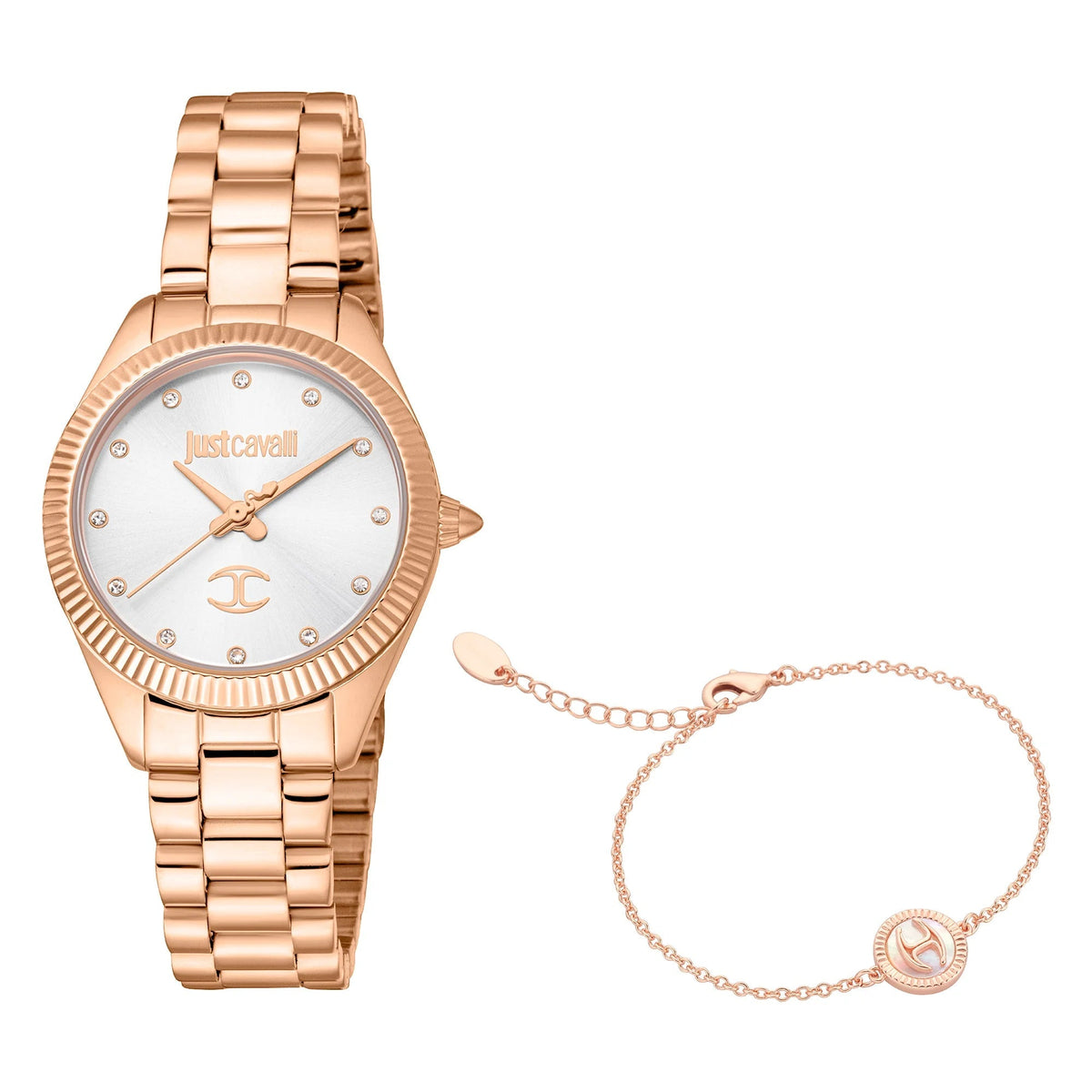 Just Cavalli Pacentro Yellow Gold Silver Grey -korean beauty