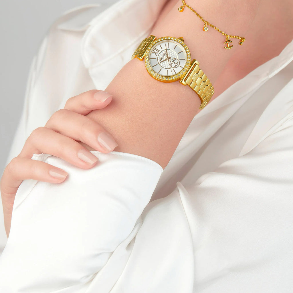 Just Cavalli Varenna Yellow Gold Silver -korean beauty