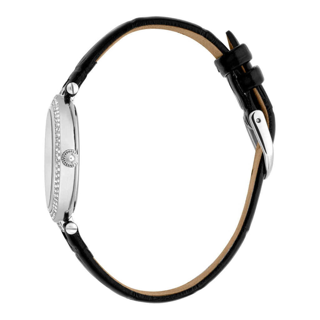 Just Cavalli Savoca Leather Black Silver -korean beauty