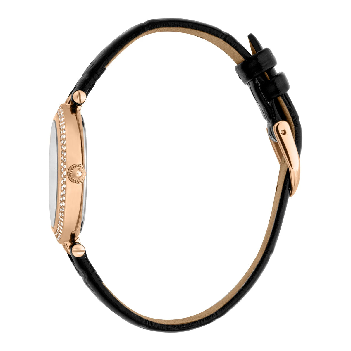 Just Cavalli Savoca Leather Black RG Silver -korean beauty