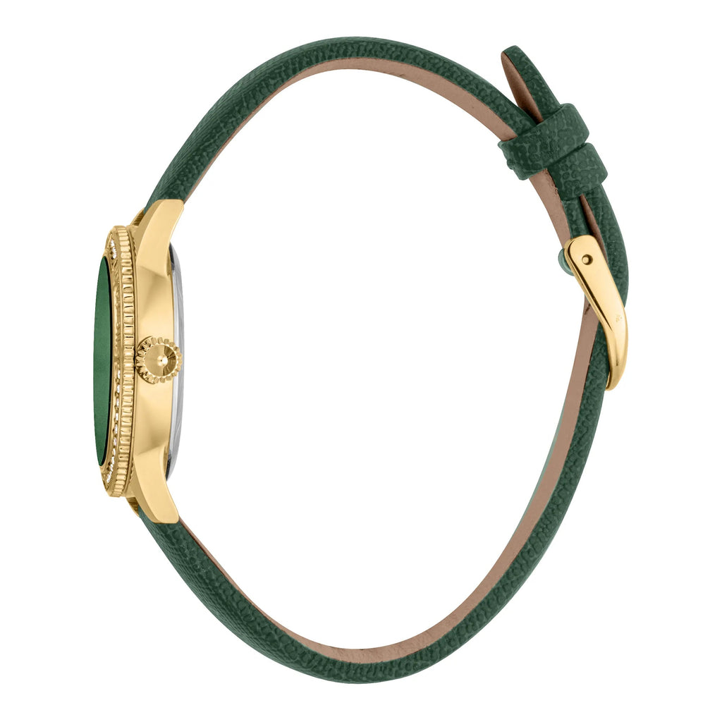Just Cavalli Neive Leather Green Yellow Gold -korean beauty