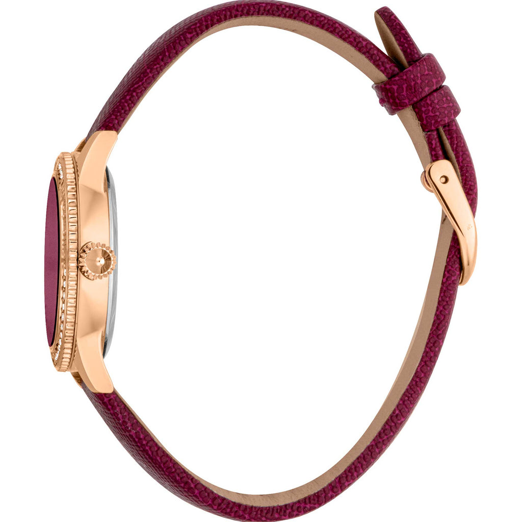 Just Cavalli Neive Leather Red Rose Gold -korean beauty