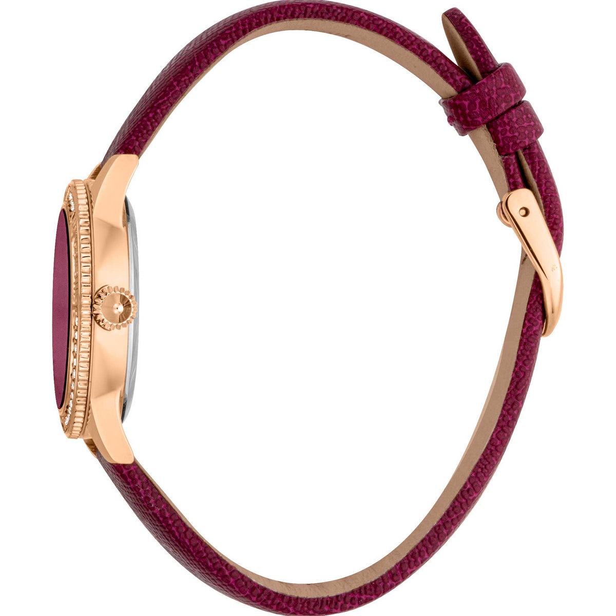 Just Cavalli Neive Leather Red Rose Gold -korean beauty