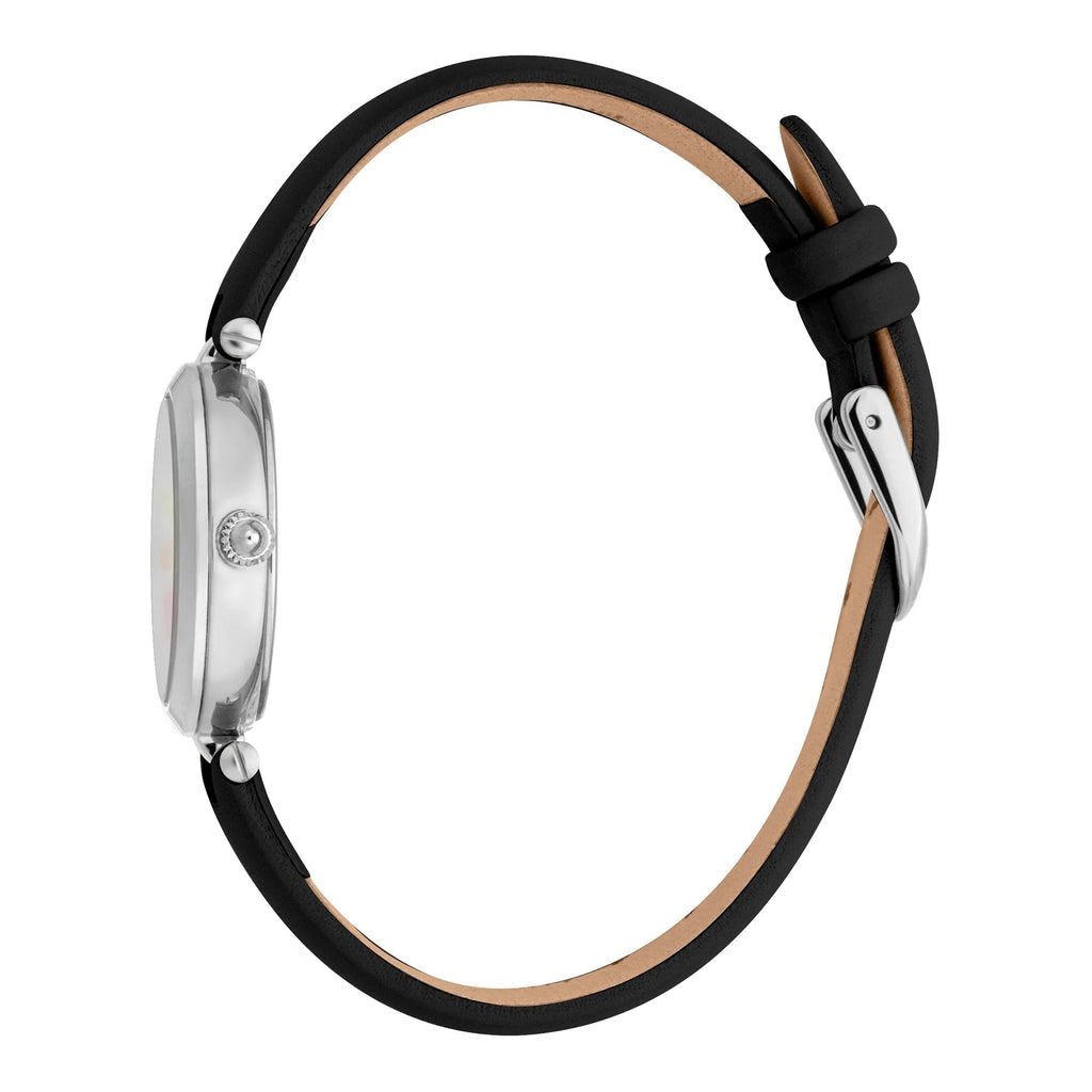 Just Cavalli Modena Leather Black Silver Multicolor -korean beauty