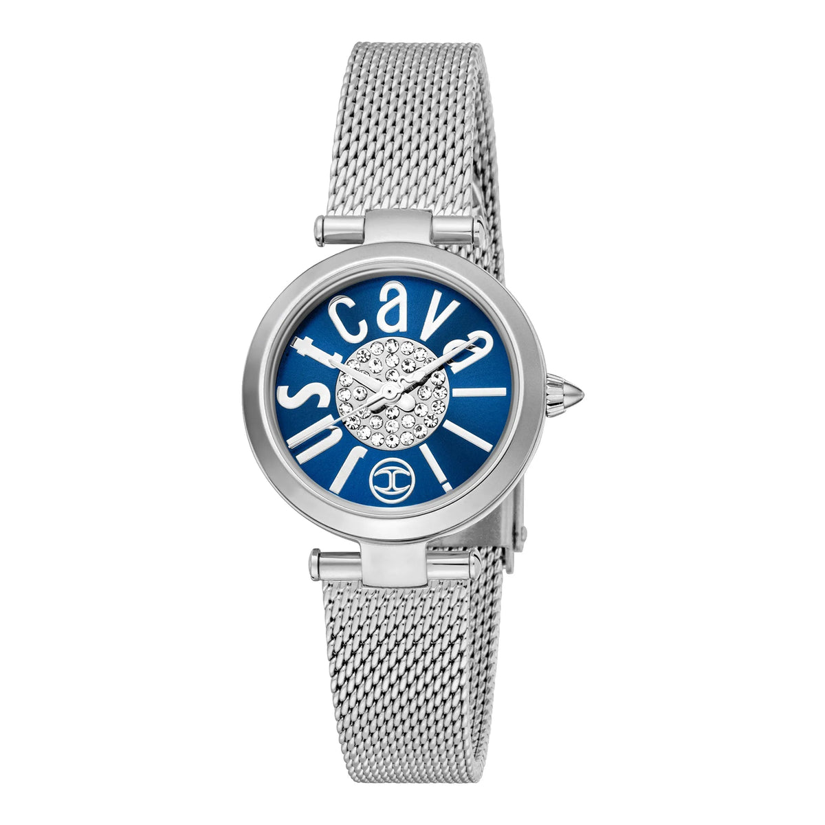 Just Cavalli Modena Mesh Silver Blu -korean beauty