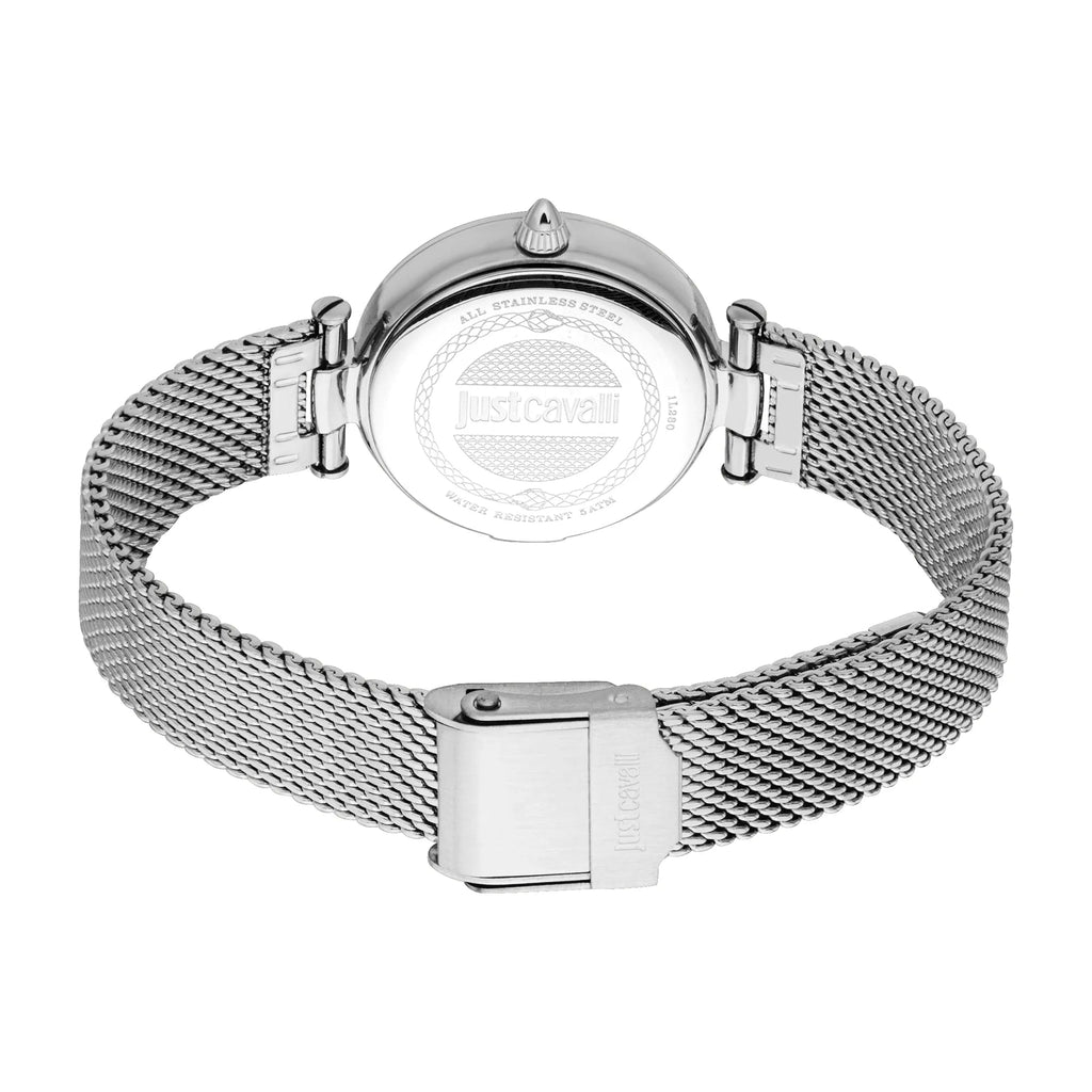 Just Cavalli Modena Mesh Silver Blu -korean beauty