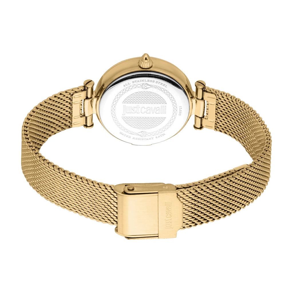 Just Cavalli Modena Mesh Yellow Gold -korean beauty