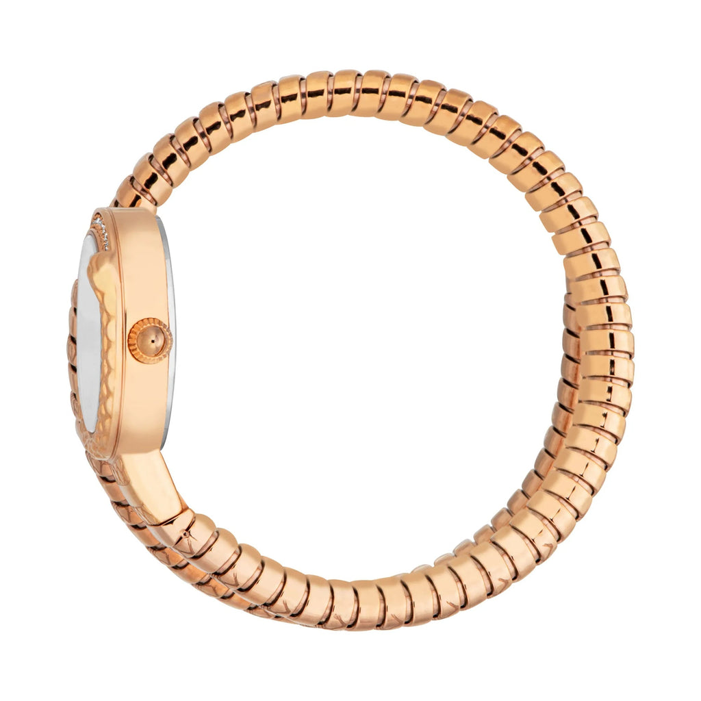Just Cavalli Cerchio Snake Rose Gold Silver Grey -korean beauty