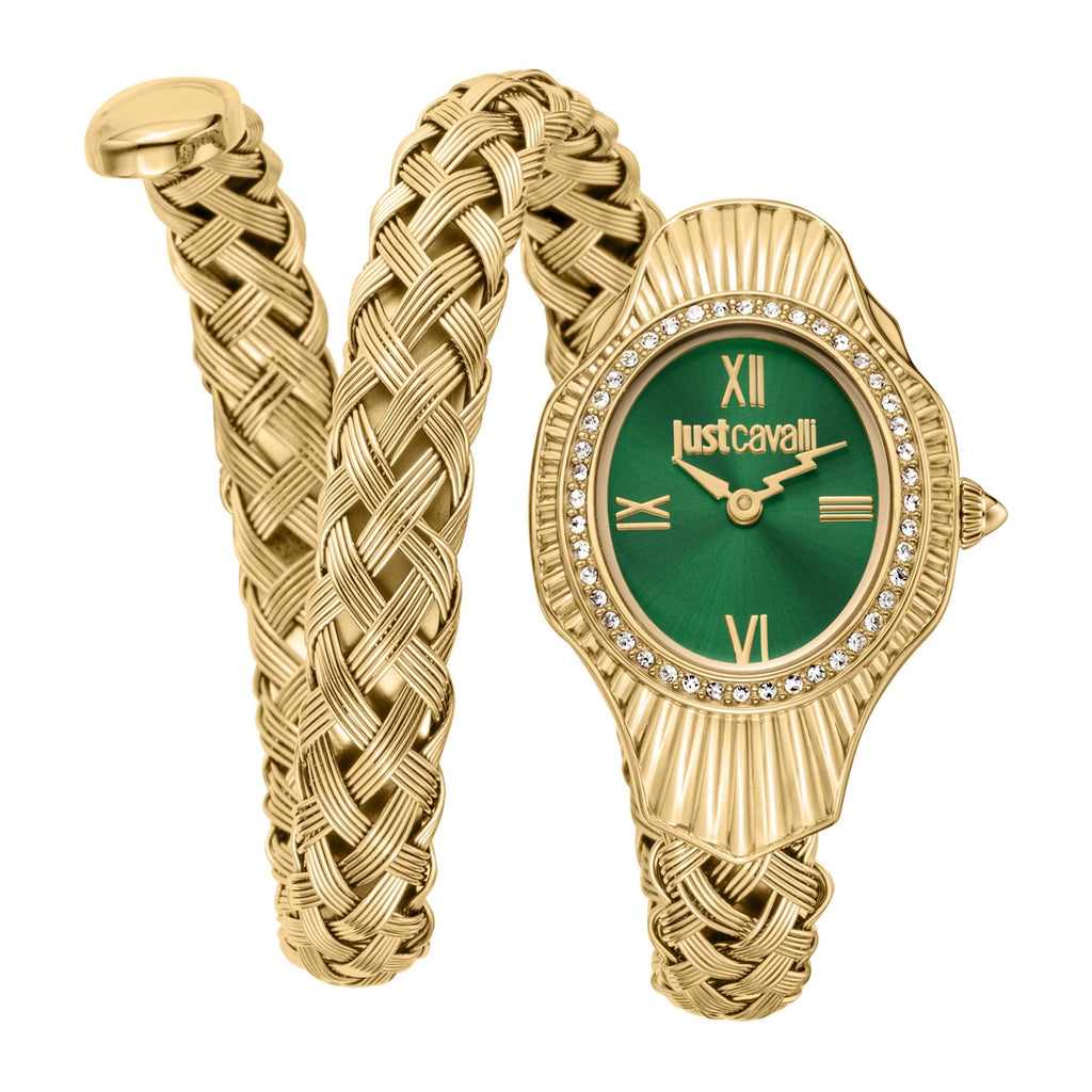 Just Cavalli Twined Yellow Gold Green -korean beauty