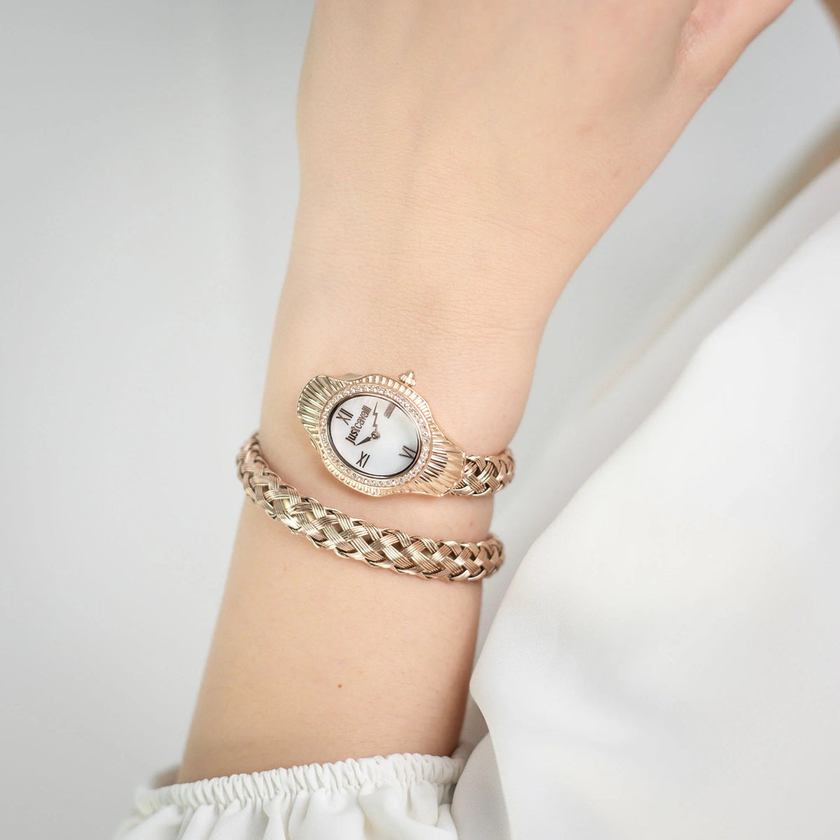 Just Cavalli Twined Rose Gold Silver -korean beauty