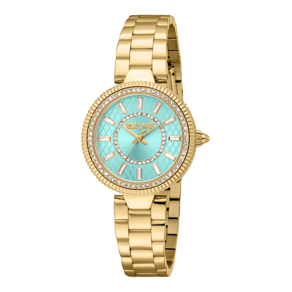 Just Cavalli Ostentatious Yellow Gold Turquoise -korean beauty