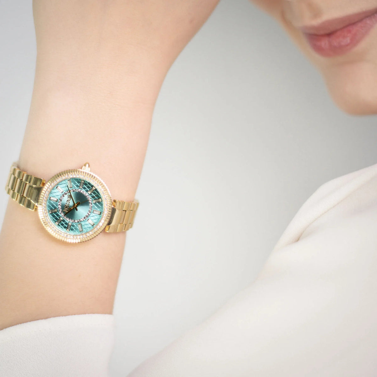 Just Cavalli Ostentatious Yellow Gold Turquoise -korean beauty