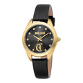 Just Cavalli Luna Leather Black YG Black -korean beauty