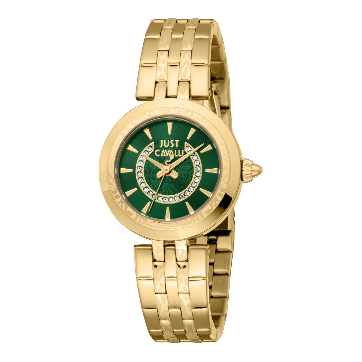 Just Cavalli Preziosa Yellow Gold Bottle Green -korean beauty