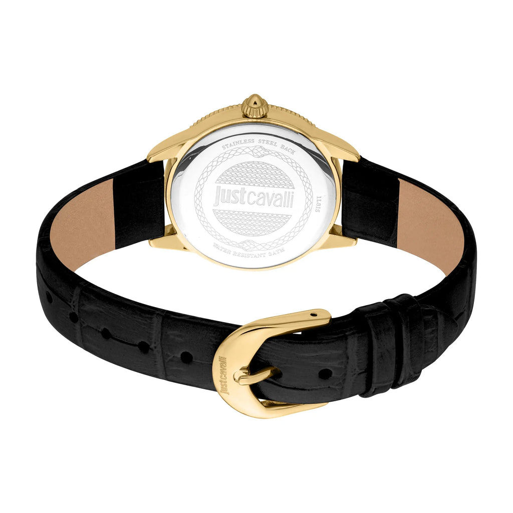 Just Cavalli Lovestruck Valentines Leather Black YG -korean beauty
