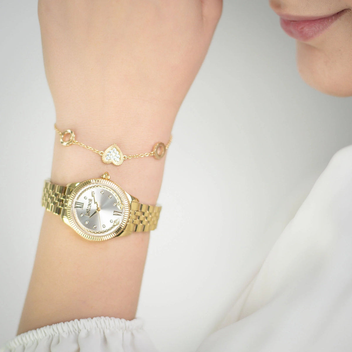 Just Cavalli Lovestruck Valentines Yellow Gold Silver -korean beauty