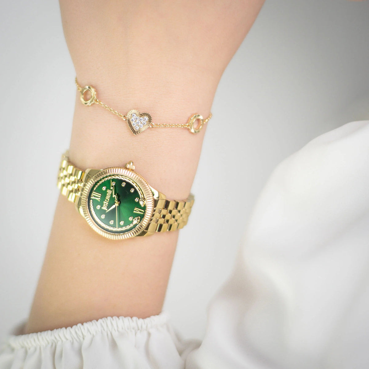 Just Cavalli Lovestruck Valentines Yellow Gold Green -korean beauty
