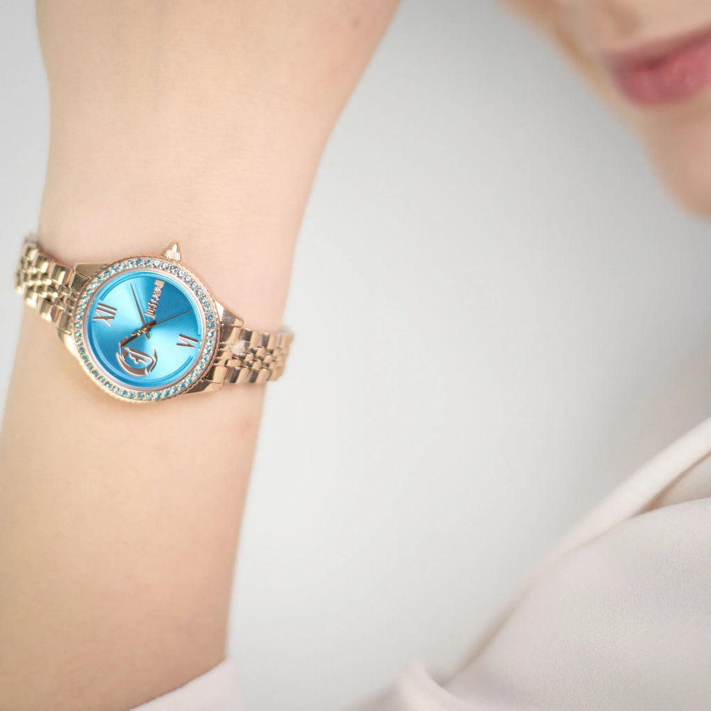Just Cavalli Forward Rose Gold Turquoise -korean beauty