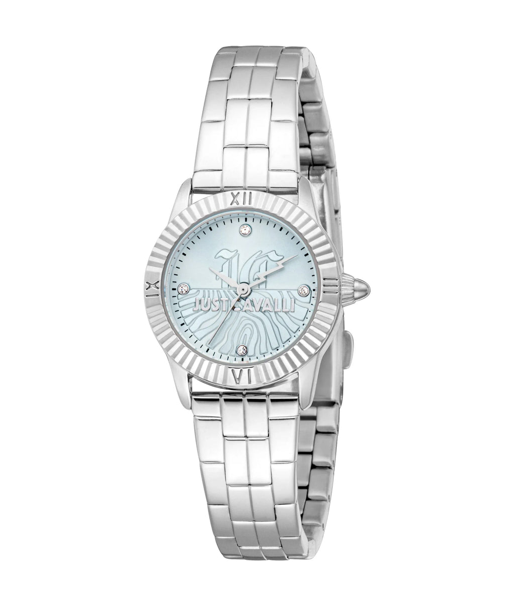 Just Cavalli Mini Raffinata Silver Turquoise -korean beauty