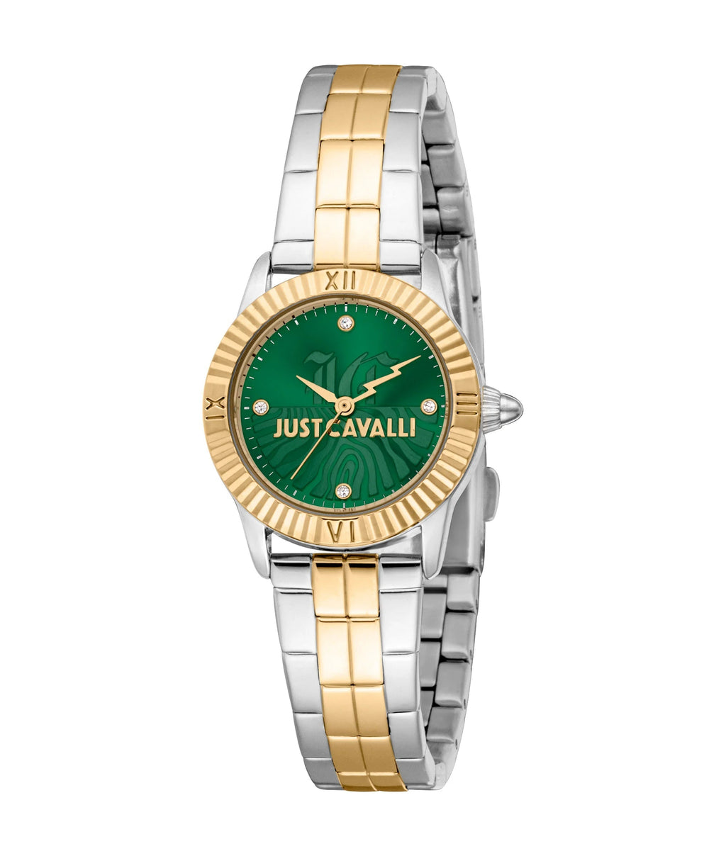 Just Cavalli Mini Raffinata Two Tones YG Green -korean beauty