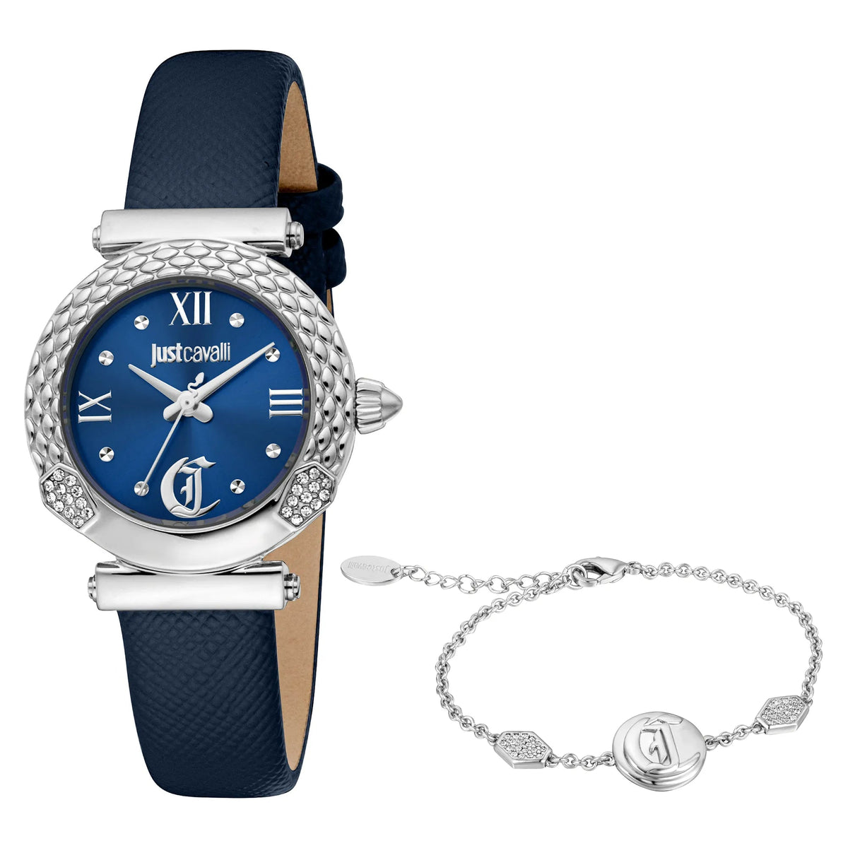 Just Cavalli Curiosa Leather Blue -korean beauty