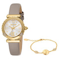 Just Cavalli Curiosa Leather Grey Gold -korean beauty