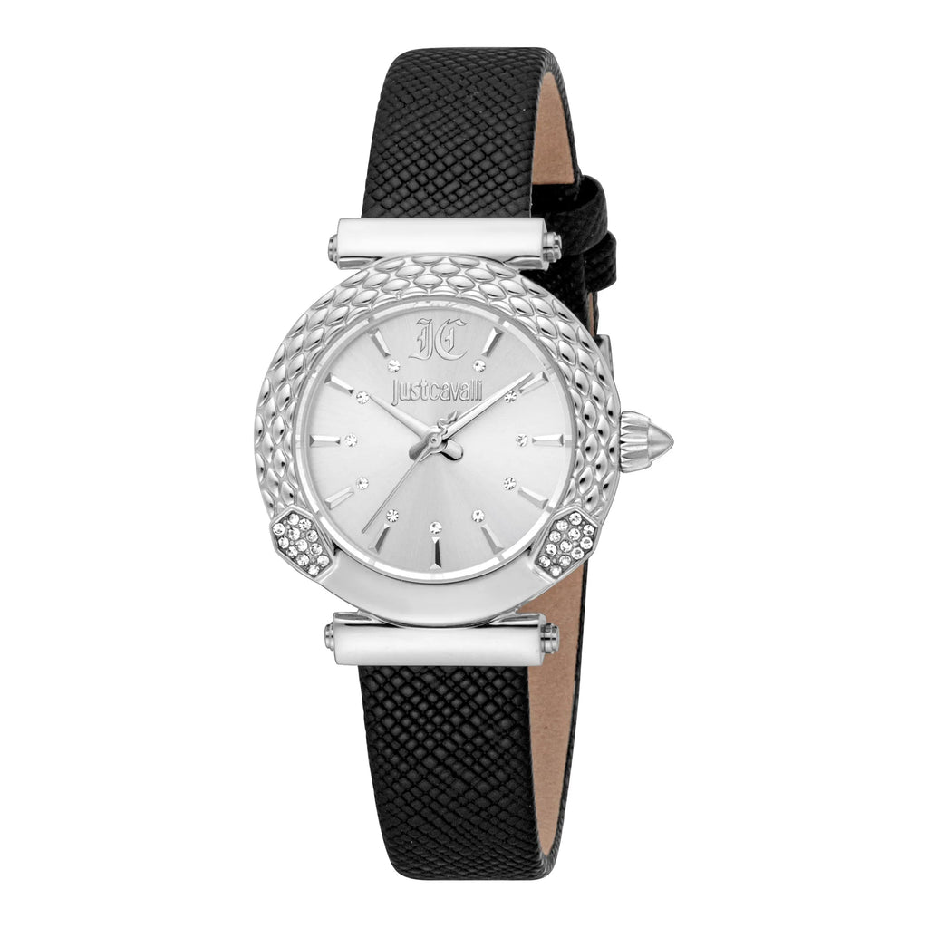 Just Cavalli Mistero Snake Leather Black Silver -korean beauty