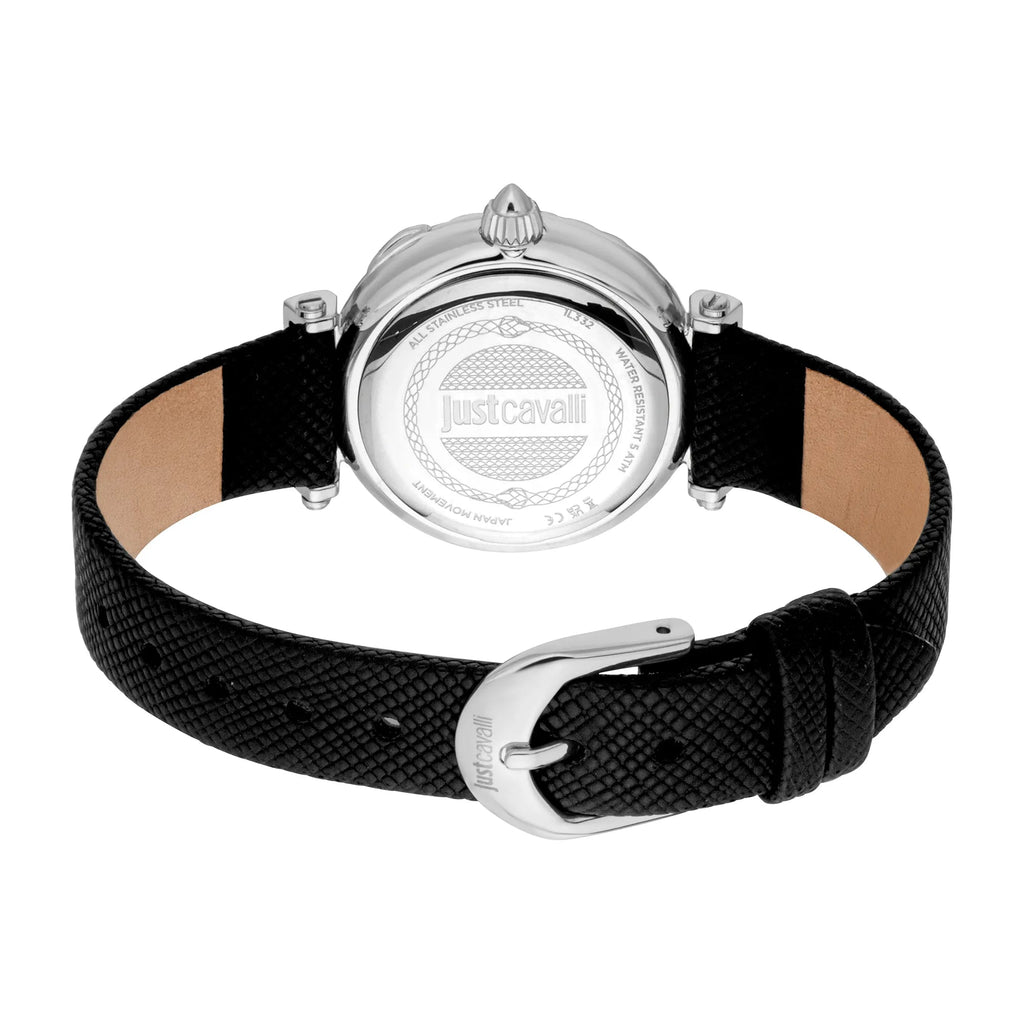 Just Cavalli Mistero Snake Leather Black Silver -korean beauty