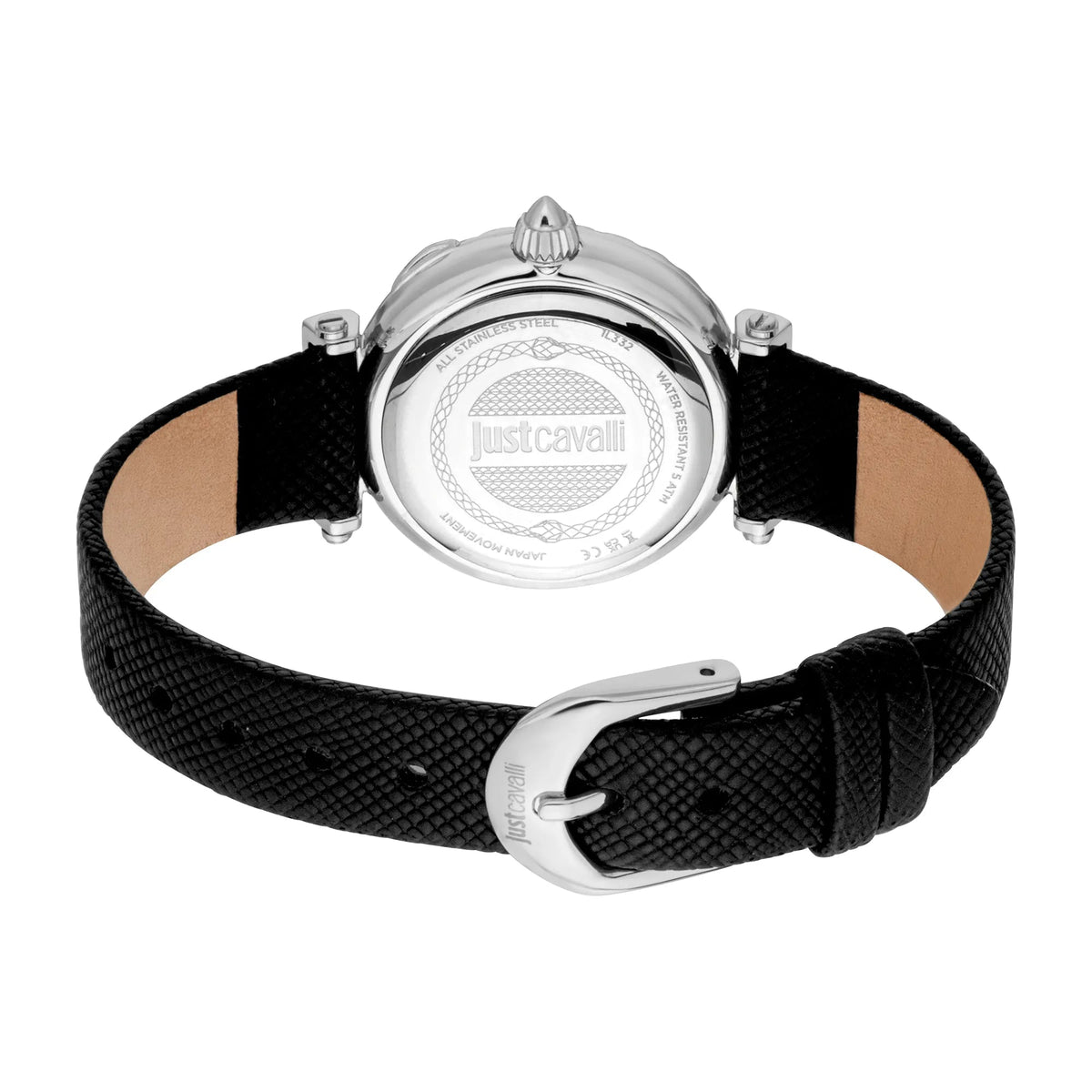 Just Cavalli Mistero Snake Leather Black Silver -korean beauty