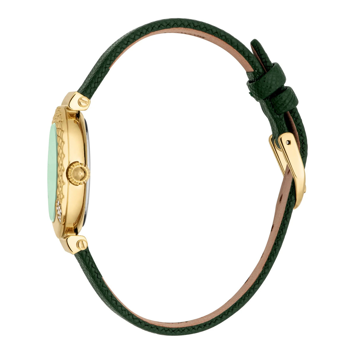 Just Cavalli Mistero Snake Leather Yellow Gold Green -korean beauty
