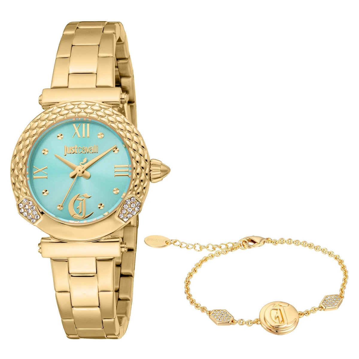 Just Cavalli Curiosa Yellow Gold Turquoise -korean beauty