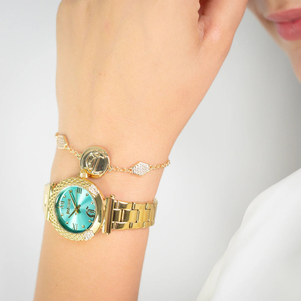 Just Cavalli Curiosa Yellow Gold Turquoise -korean beauty