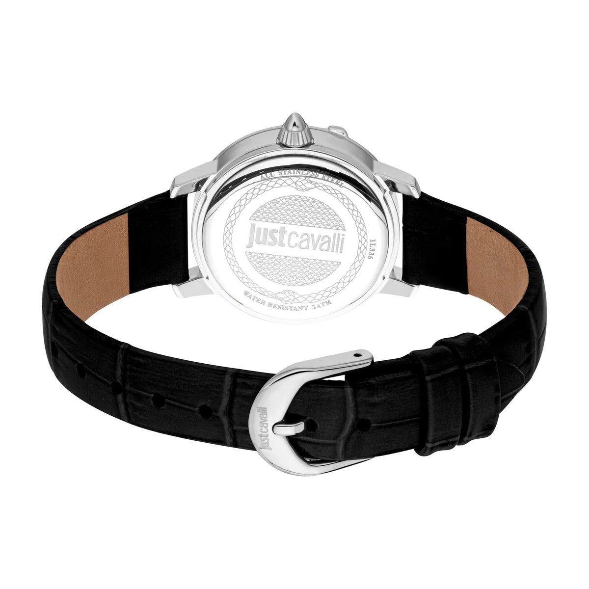 Just Cavalli Euforia Snake Leather Black Silver -korean beauty