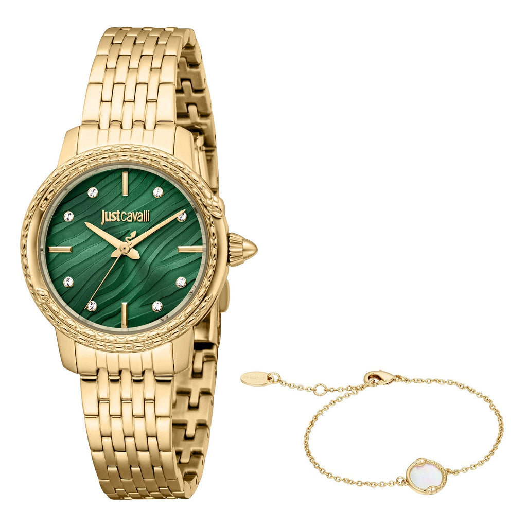 Just Cavalli Euforia Snake Yellow Gold Green -korean beauty