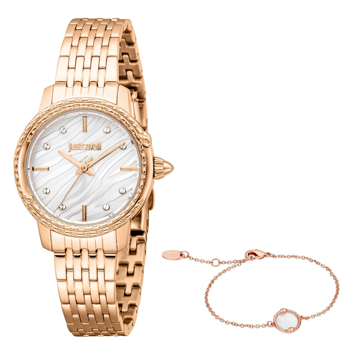 Just Cavalli Euforia Snake Rose Gold Silver -korean beauty