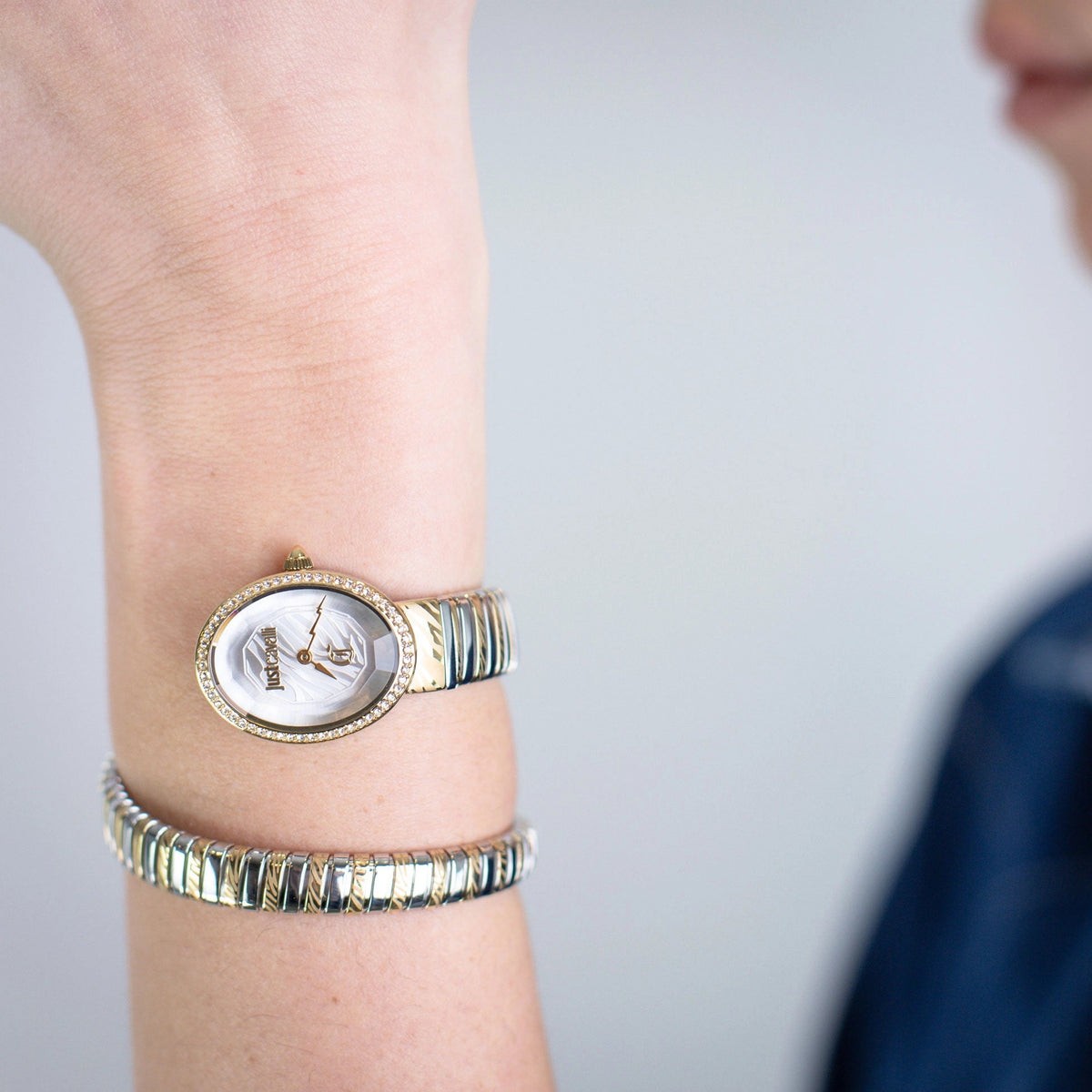 Just Cavalli Velina Silver Yellow Gold -korean beauty
