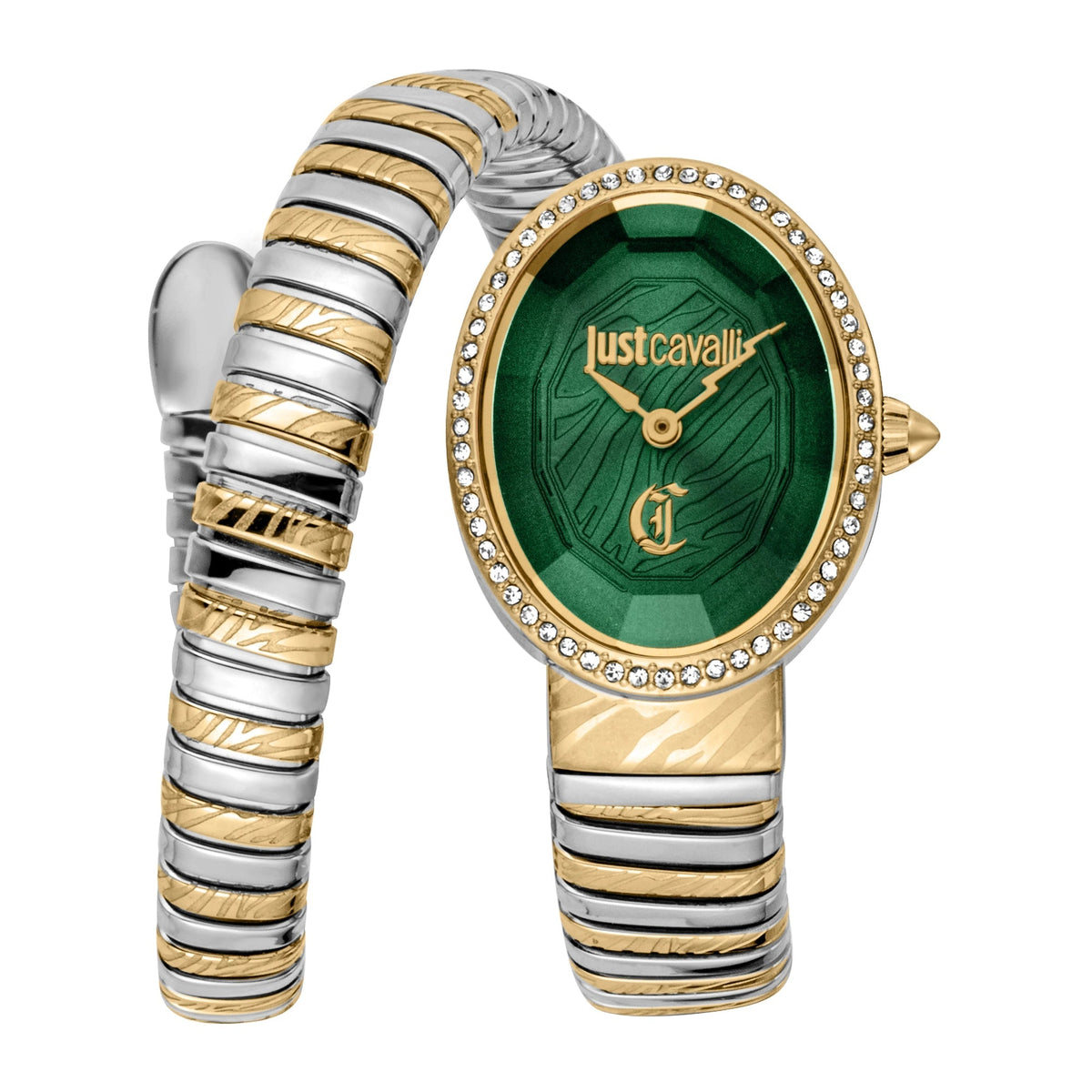 Just Cavalli Velina Silver Yellow Gold Green -korean beauty