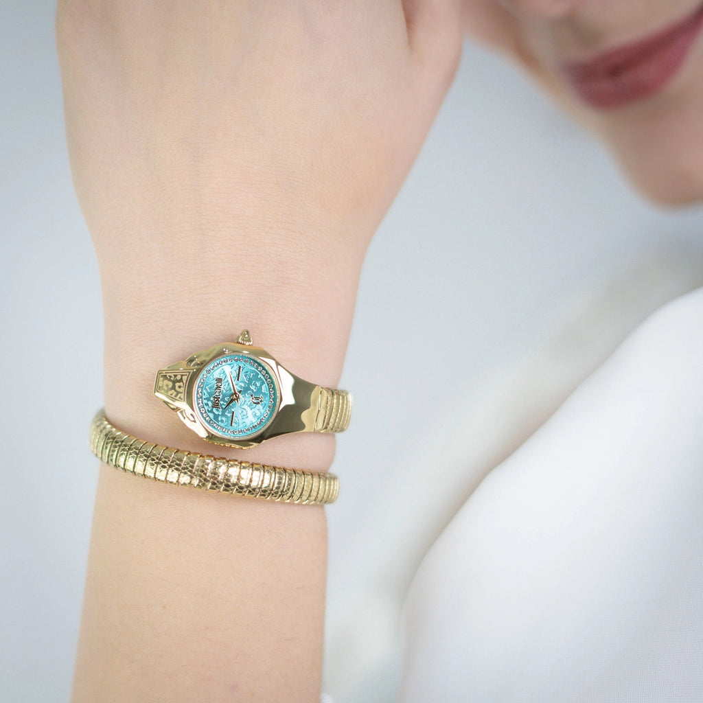 Just Cavalli Fiore Yellow Gold Turquoise -korean beauty