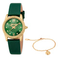 Just Cavalli Sublime Animalier Leather Green Yellow Gold -korean beauty