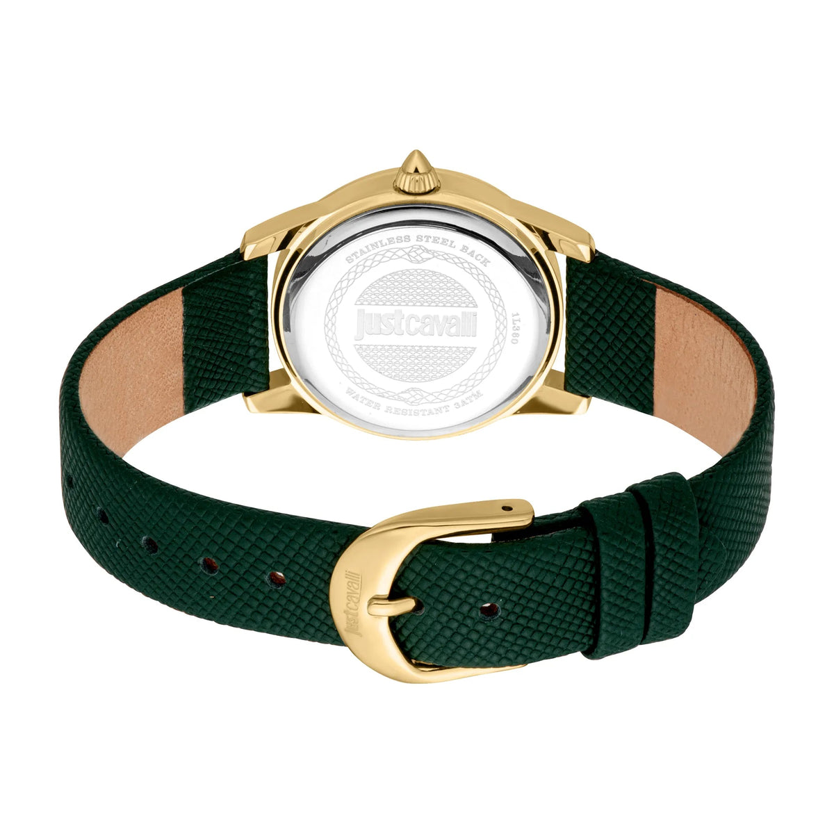 Just Cavalli Sublime Animalier Leather Green Yellow Gold -korean beauty