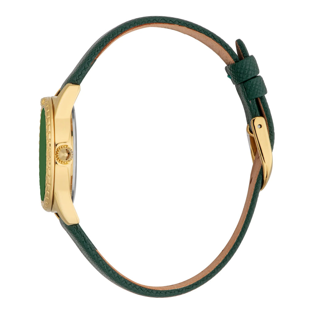 Just Cavalli Sublime Animalier Leather Green Yellow Gold -korean beauty