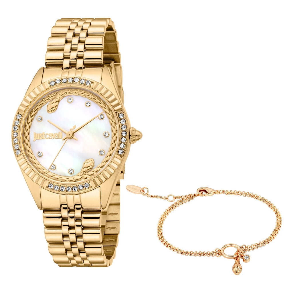Just Cavalli Vittoria Glam Yellow Gold MOP -korean beauty