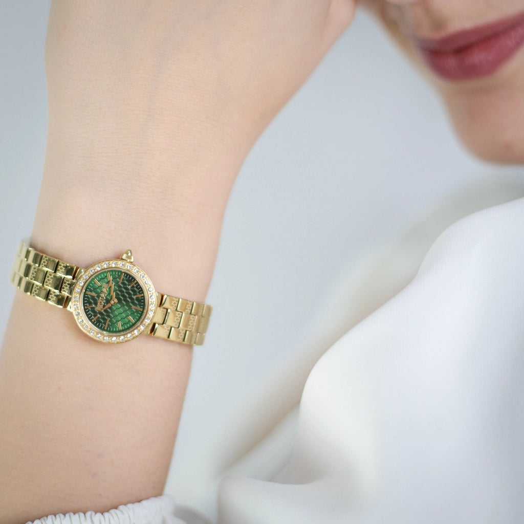 Just Cavalli Serenita Mini Yellow Gold Green -korean beauty