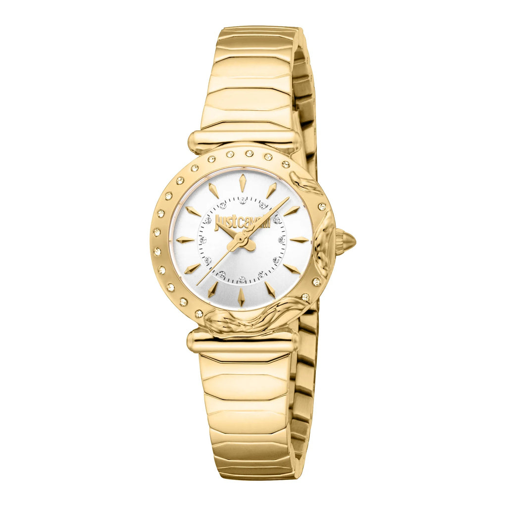 Just Cavalli Stella Snake Yellow Gold Silver -korean beauty