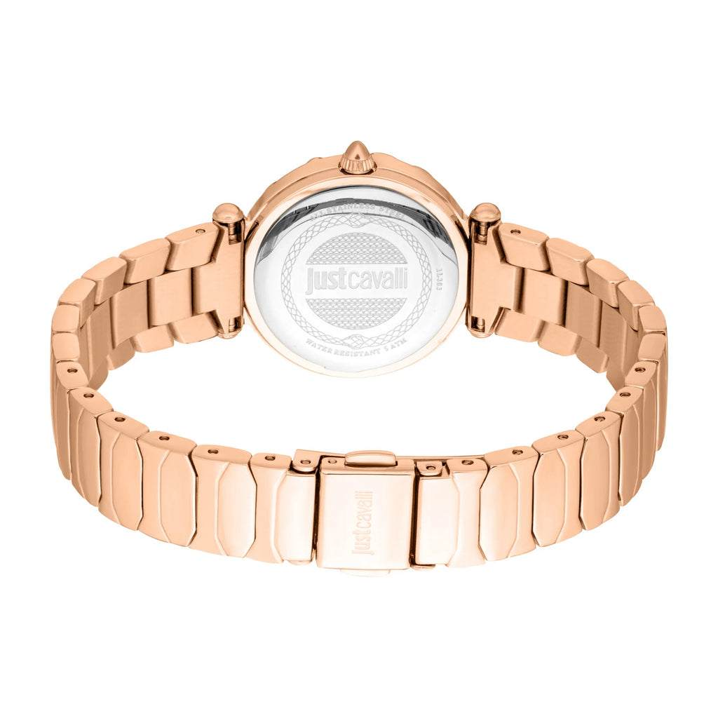 Just Cavalli Stella Snake Rose Gold Green -korean beauty