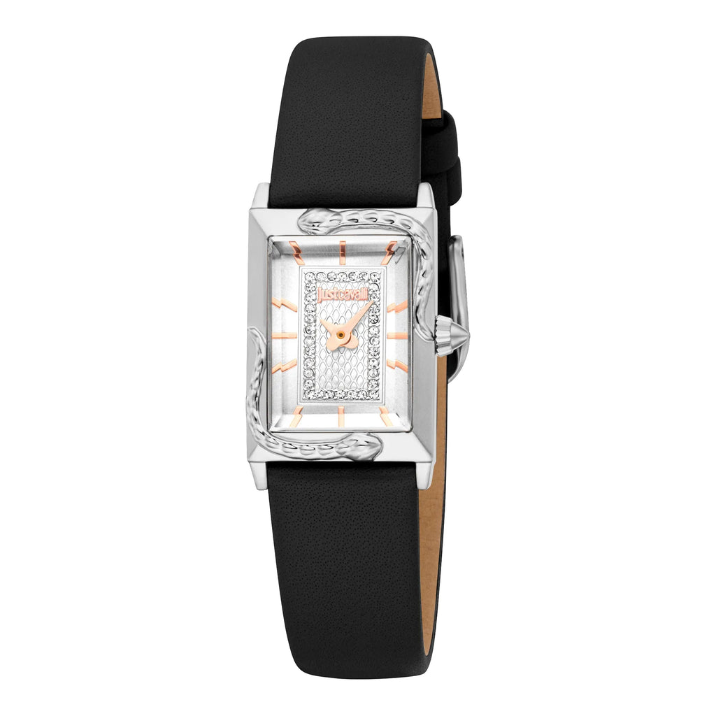 Just Cavalli Dolcezza Snake Leather Black Silver -korean beauty